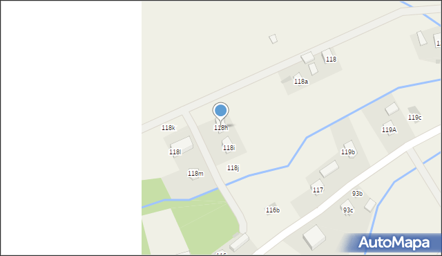 Wola Zgłobieńska, Wola Zgłobieńska, 118h, mapa Wola Zgłobieńska