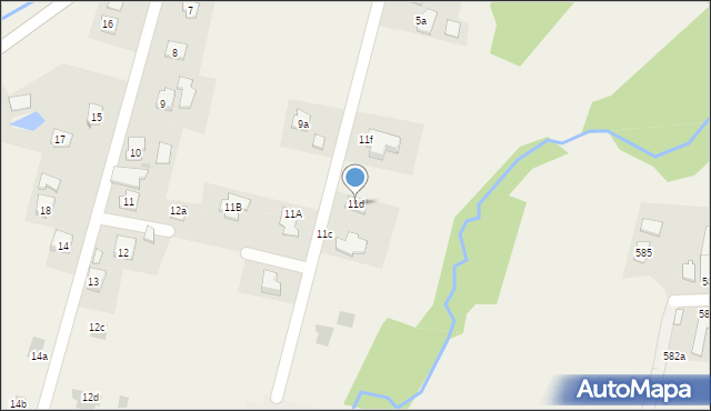 Wola Zgłobieńska, Wola Zgłobieńska, 11d, mapa Wola Zgłobieńska