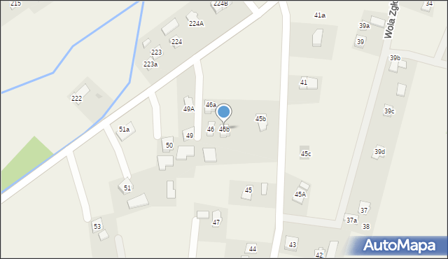Wola Zgłobieńska, Wola Zgłobieńska, 46b, mapa Wola Zgłobieńska