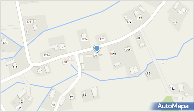 Wola Zgłobieńska, Wola Zgłobieńska, 90, mapa Wola Zgłobieńska