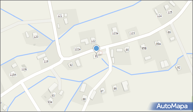 Wola Zgłobieńska, Wola Zgłobieńska, 91, mapa Wola Zgłobieńska