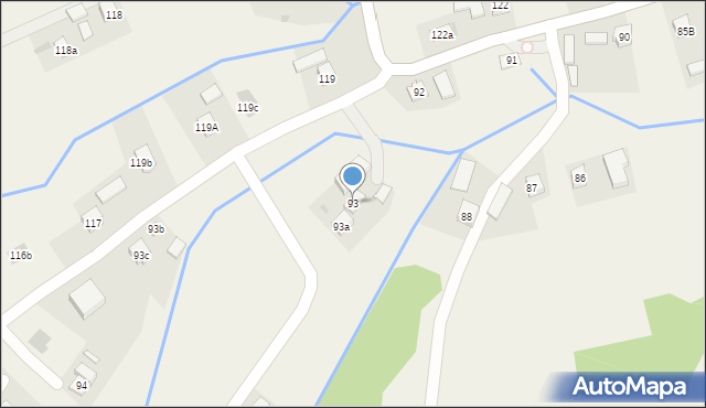 Wola Zgłobieńska, Wola Zgłobieńska, 93, mapa Wola Zgłobieńska