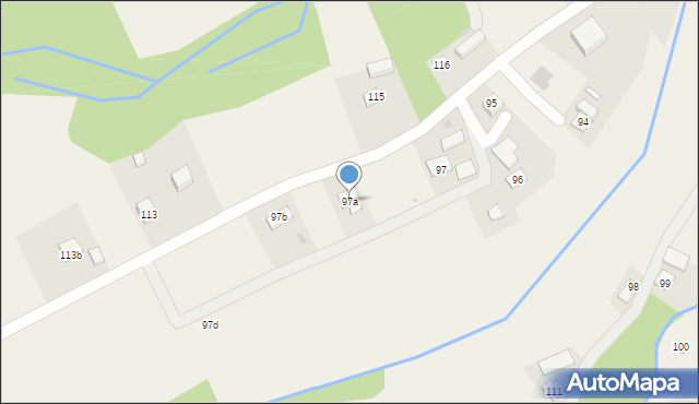 Wola Zgłobieńska, Wola Zgłobieńska, 97a, mapa Wola Zgłobieńska