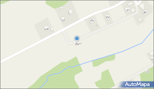 Wola Zgłobieńska, Wola Zgłobieńska, 97d, mapa Wola Zgłobieńska
