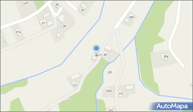 Wola Zgłobieńska, Wola Zgłobieńska, 98, mapa Wola Zgłobieńska