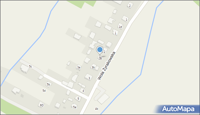 Wola Żyrakowska, Wola Żyrakowska, 2a, mapa Wola Żyrakowska
