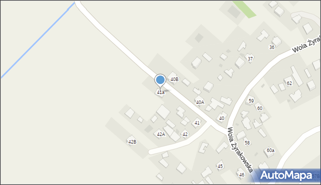 Wola Żyrakowska, Wola Żyrakowska, 41a, mapa Wola Żyrakowska