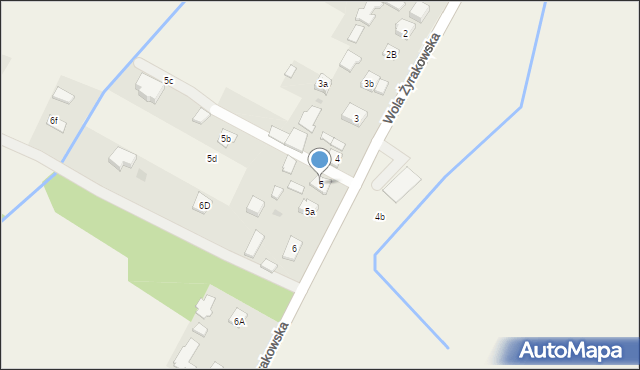 Wola Żyrakowska, Wola Żyrakowska, 5, mapa Wola Żyrakowska