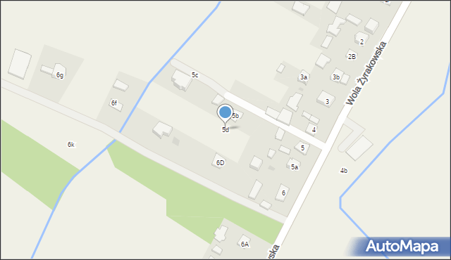 Wola Żyrakowska, Wola Żyrakowska, 5d, mapa Wola Żyrakowska