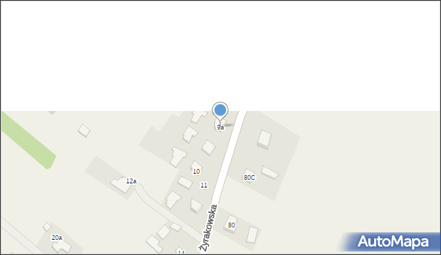 Wola Żyrakowska, Wola Żyrakowska, 9a, mapa Wola Żyrakowska