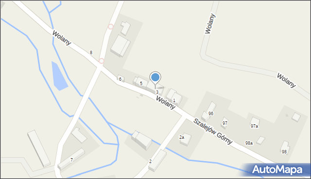 Wolany, Wolany, 4, mapa Wolany