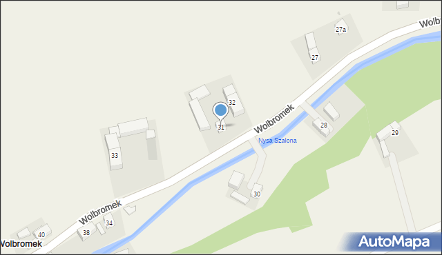 Wolbromek, Wolbromek, 31, mapa Wolbromek