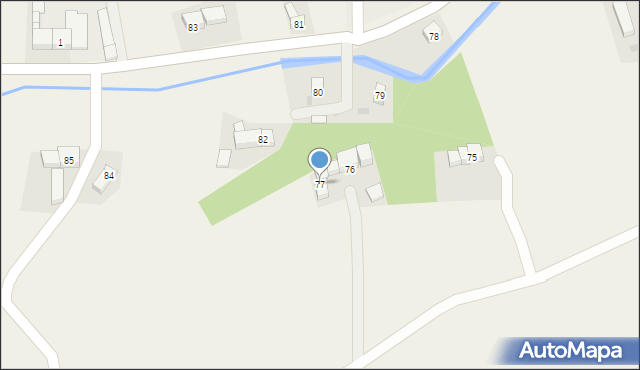Wolbromek, Wolbromek, 77, mapa Wolbromek