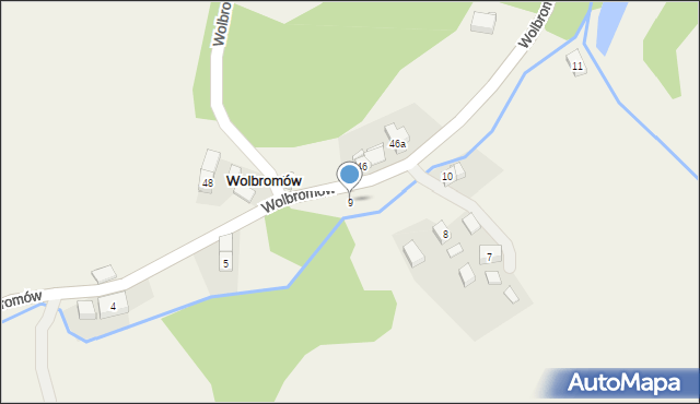 Wolbromów, Wolbromów, 9, mapa Wolbromów