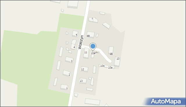 Wołczyn, Wołczyn, 11a, mapa Wołczyn