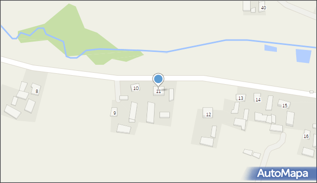 Wolęcin, Wolęcin, 11, mapa Wolęcin