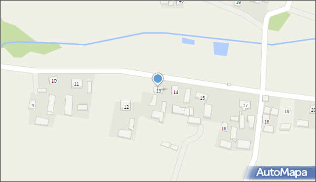 Wolęcin, Wolęcin, 13, mapa Wolęcin