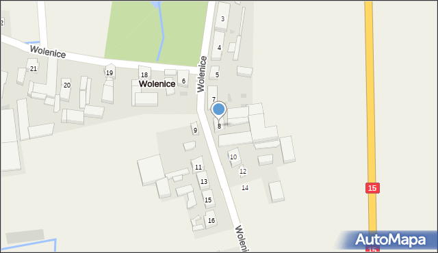 Wolenice, Wolenice, 8, mapa Wolenice