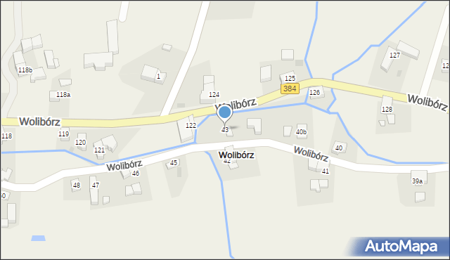 Wolibórz, Wolibórz, 43, mapa Wolibórz