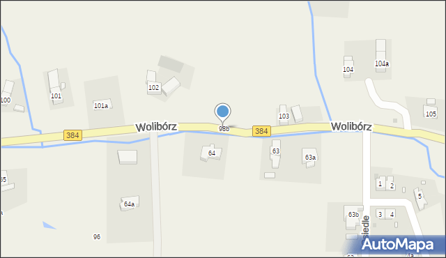 Wolibórz, Wolibórz, 98b, mapa Wolibórz