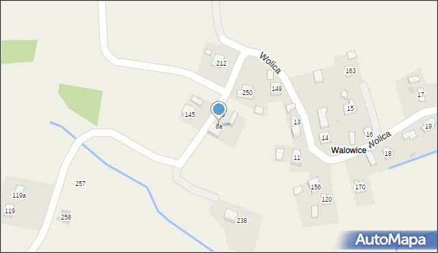 Wolica, Wolica, 8a, mapa Wolica
