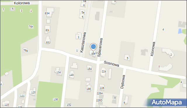 Wolica, Wolica, 83f, mapa Wolica