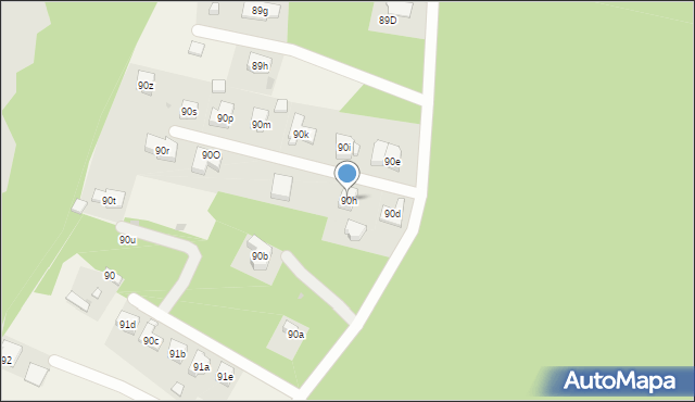 Wolica, Wolica, 90h, mapa Wolica