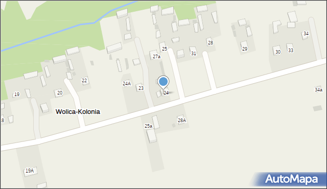 Wolica-Kolonia, Wolica-Kolonia, 27, mapa Wolica-Kolonia