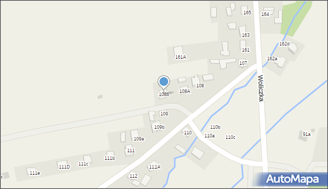 Woliczka, Woliczka, 108b, mapa Woliczka