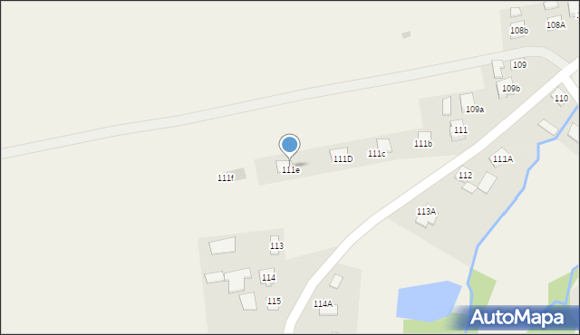 Woliczka, Woliczka, 111e, mapa Woliczka