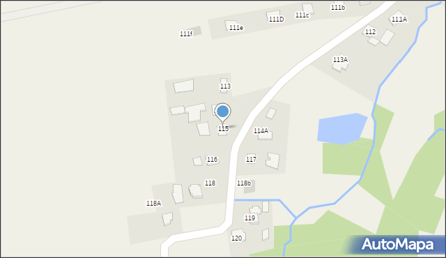 Woliczka, Woliczka, 115, mapa Woliczka