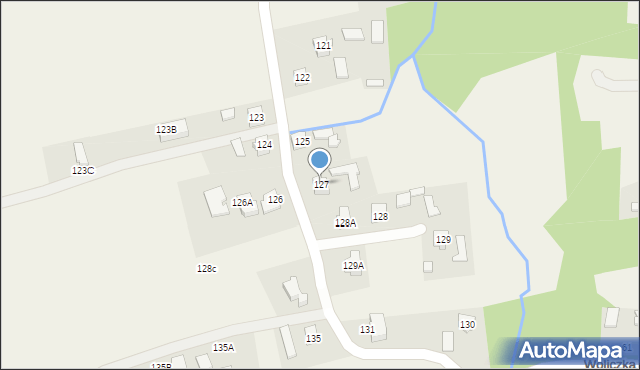 Woliczka, Woliczka, 127, mapa Woliczka