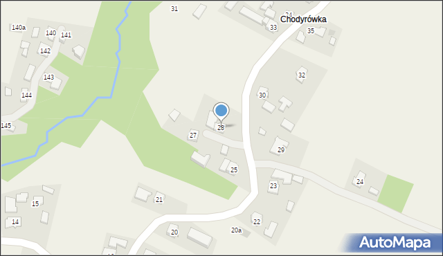 Woliczka, Woliczka, 28, mapa Woliczka