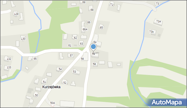 Woliczka, Woliczka, 59, mapa Woliczka