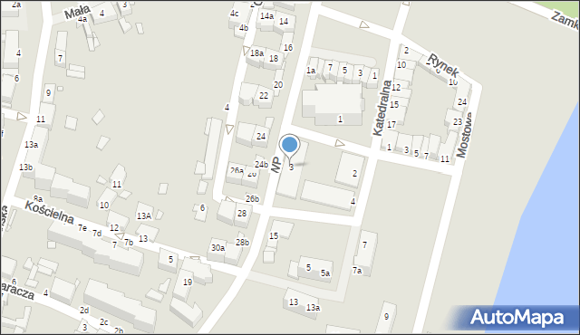 Wolin, Wojska Polskiego, 3, mapa Wolin