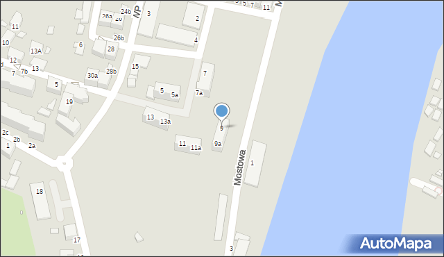 Wolin, Wojska Polskiego, 9, mapa Wolin