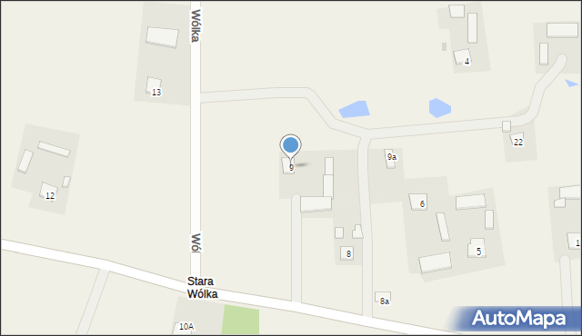 Wólka, Wólka, 9, mapa Wólka