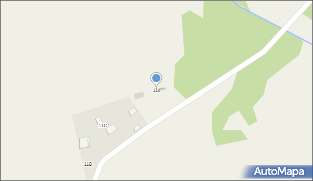 Wólka, Wólka, 11d, mapa Wólka