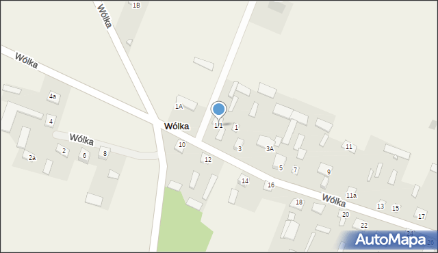 Wólka, Wólka, 1/1, mapa Wólka