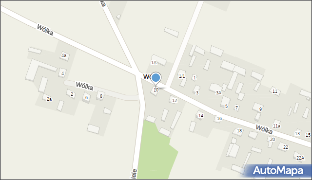 Wólka, Wólka, 10, mapa Wólka