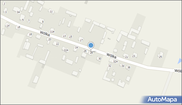 Wólka, Wólka, 28, mapa Wólka