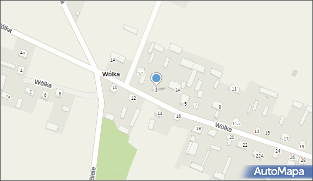 Wólka, Wólka, 3, mapa Wólka