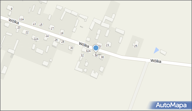 Wólka, Wólka, 34, mapa Wólka