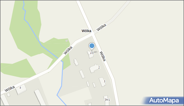 Wólka, Wólka, 1/1, mapa Wólka