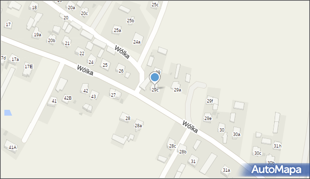 Wólka, Wólka, 29c, mapa Wólka