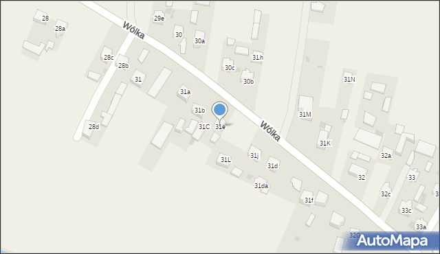 Wólka, Wólka, 31e, mapa Wólka