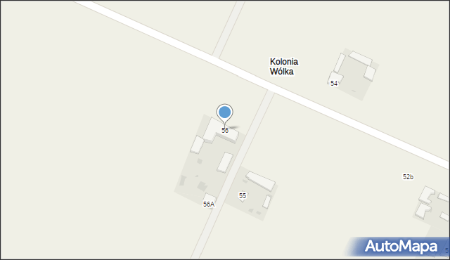 Wólka, Wólka, 56, mapa Wólka