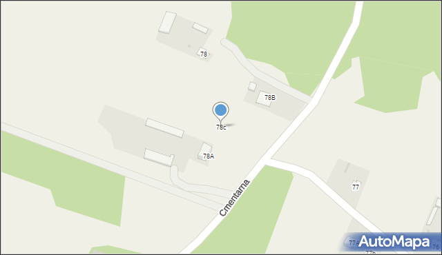 Wólka, Wólka, 78c, mapa Wólka