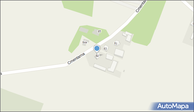 Wólka, Wólka, 84, mapa Wólka