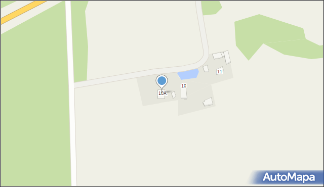 Wólka, Wólka, 10A, mapa Wólka